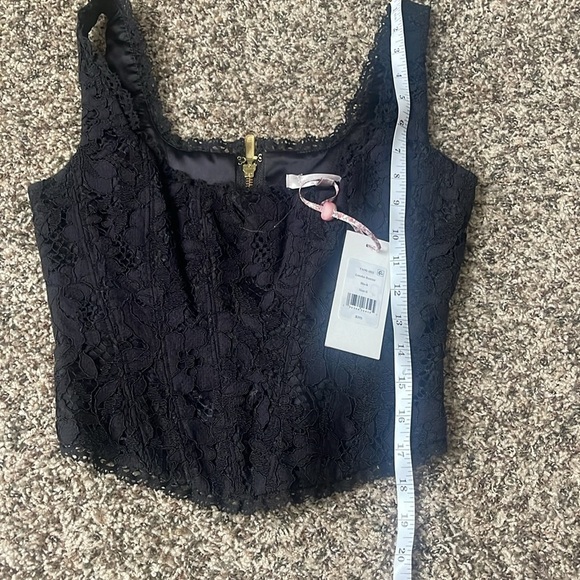 LOVESHACKFANCY Lorelai Bustier in Black
Color: Black - Picture 7 of 7